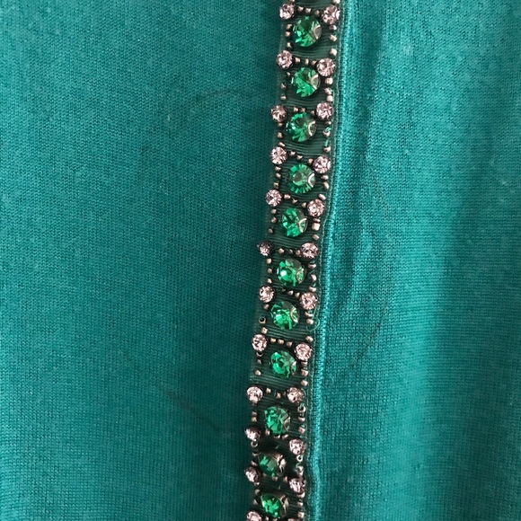 Teal green cardigan - Picture 2 of 4